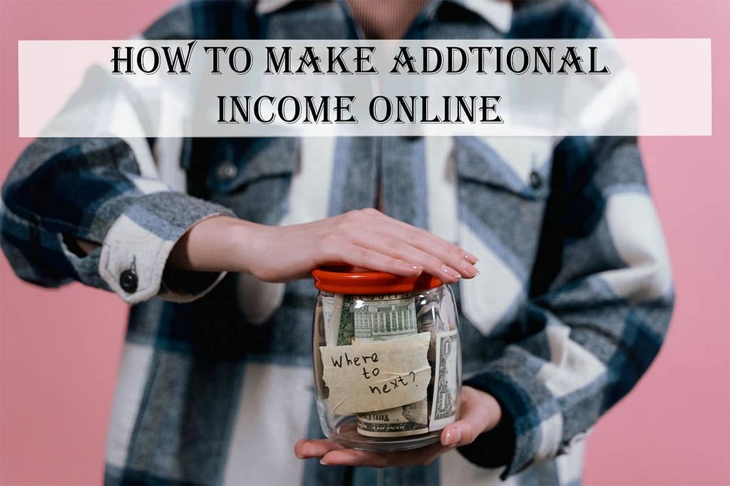 An image of a person holding a jar of money asking where their dreams will take them next. Header of an article on how to make money online without paying anything