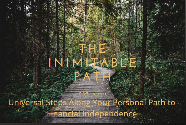 A path winding through a forest. Tag- The Inimitable Path EST 2020 Universal Steps Along Your Personal Path to Financial Independence